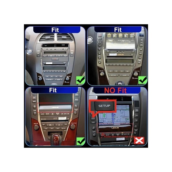 9.7" Android Car Stereo For Lexus ES240 ES300 ES350 4G+64G GPS CarPlay Auto - Picture 2 of 14